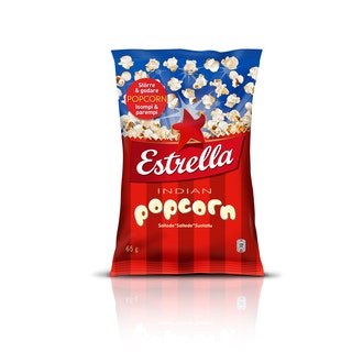 Estrella Indian Popcorn 65g kalorit ja ravintosisältö
