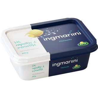 Arla ingmariini merisuola rasvaseos 300g vähälaktoosinen kalorit ja ravintosisältö