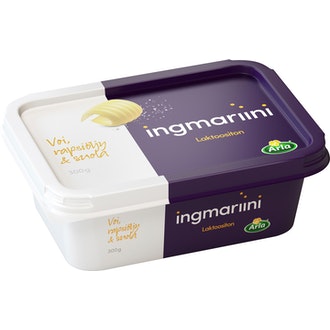 Arla ingmariini rasvaseoslevite 75% 300g laktoositon kalorit ja ravintosisältö
