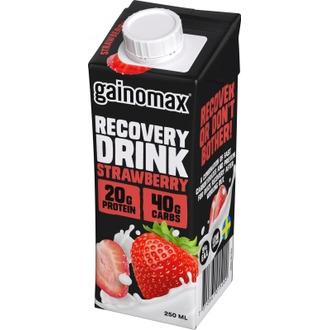 Gainomax recovery juoma 250ml mansikka kalorit ja ravintosisältö