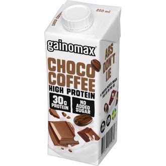 Gainomax High Protein Drink 250ml Choco Coffee kalorit ja ravintosisältö - 70 kcal