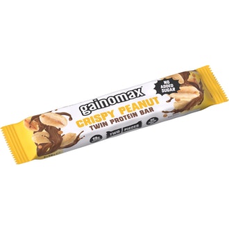 Gainomax Twin Protein Bar 50g Crispy Peanut kalorit ja ravintosisältö - 360 kcal