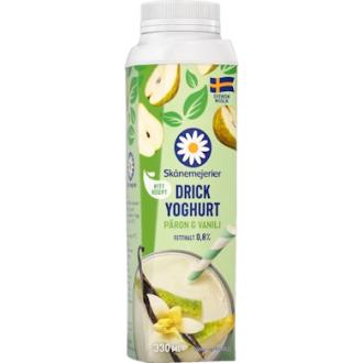 Skånemejerier juotava jogurtti 330ml päärynä-vanilja kalorit ja ravintosisältö - 50 kcal