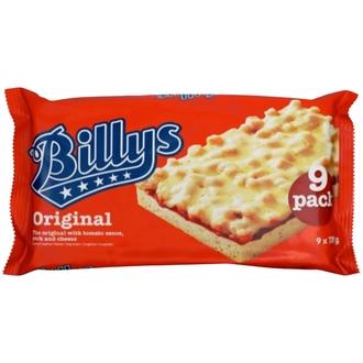 Billys Pan Pizza Original 9-pack 9x170g kalorit ja ravintosisältö