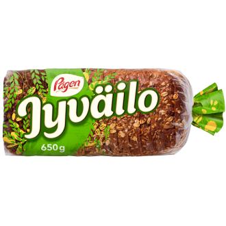 Pågen Jyväilo viipaloitu sekaleipä 650g kalorit ja ravintosisältö - 279 kcal