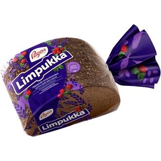 Pågen Limpukka puolukkainen viipaloitu sekaleipä 500g kalorit ja ravintosisältö