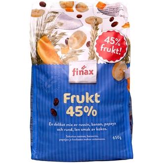 Finax Hedelmää 45 % mysli 650 g kalorit ja ravintosisältö