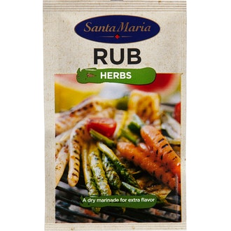 Santa Maria Rub Herbs 22g kalorit ja ravintosisältö - 255 kcal
