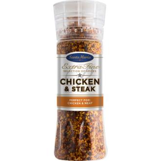 Santa Maria Chicken & Steak, maustesekoitus myllyssä kanalle ja lihalle 250g kalorit ja ravintosisältö - 269 kcal