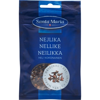 Santa Maria neilikka kokonainen 15g kalorit ja ravintosisältö - 381 kcal