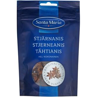 Santa Maria Tähtianis kokonainen, pussi 15g kalorit ja ravintosisältö - 253 kcal