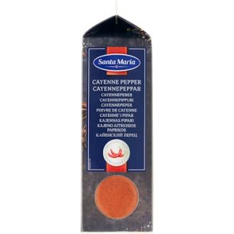 Santa Maria cayennepippuri 450g jauhettu kalorit ja ravintosisältö - 376 kcal