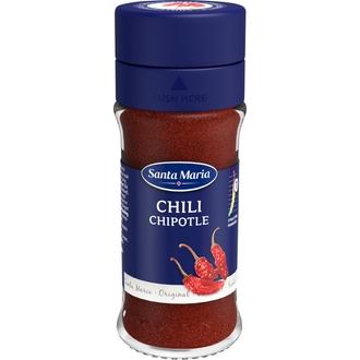 Santa Maria Chipotle Chili Pepper Chipotle Chilimauste, purkki 33g kalorit ja ravintosisältö - 372 kcal