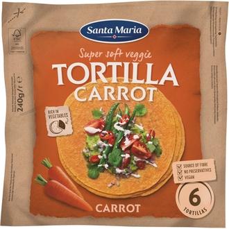Santa Maria 240G Tex Mex Tortilla Carrot Medium kalorit ja ravintosisältö - 301 kcal