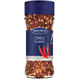 Santa Maria 39G Chili Flakes kalorit ja ravintosisältö - 376 kcal