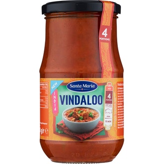 SM India Vindaloo Cooking Sauce 350g kalorit ja ravintosisältö - 80 kcal