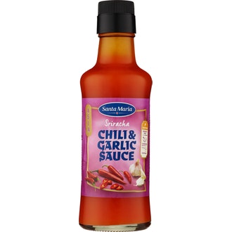 SM Sriracha Sauce 200ml Chili-Garlic kalorit ja ravintosisältö - 89 kcal