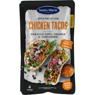 Santa Maria 100G Spice Paste Chicken Tacos kalorit ja ravintosisältö - 99 kcal