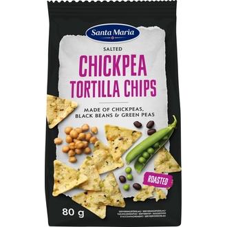Santa Maria 80G Chickpea Tortilla Chips kalorit ja ravintosisältö - 404 kcal