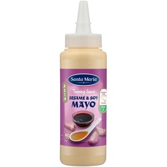 Santa Maria 250ml Topping Sauce Sesame & Soy Mayo -majoneesikastike kalorit ja ravintosisältö - 433 kcal