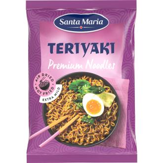 Santa Maria Premium Noodles Teriyaki 85g kalorit ja ravintosisältö - 124 kcal