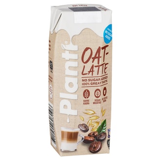 Planti kahvikaurajuoma 0,25l kalorit ja ravintosisältö - 50 kcal