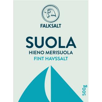 Falksalt Merisuola Hieno 500g kalorit ja ravintosisältö - 0 kcal