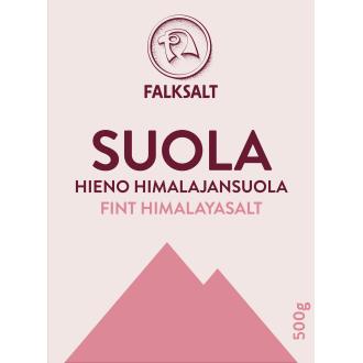Falksalt Himalajan Suola Hieno 500g kalorit ja ravintosisältö