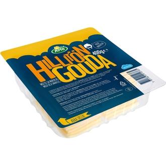Arla Tolkuttomat Juustot Hillitön Gouda 400g viipale kalorit ja ravintosisältö - 355 kcal