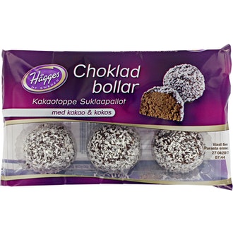 Hägges suklaapallot 240g kalorit ja ravintosisältö