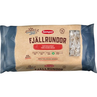 Semper Tunturileipäset 300g gluteeniton kalorit ja ravintosisältö - 270 kcal