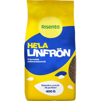 Risenta Pellavansiemen 400g kalorit ja ravintosisältö