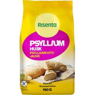 Risenta psylliumkuitu jauhe150g kalorit ja ravintosisältö - 190 kcal