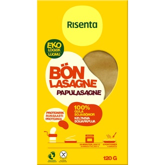 Risenta papulasagne 120g luomu kalorit ja ravintosisältö - 360 kcal