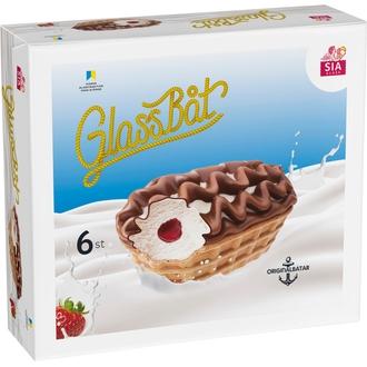 SIA Glass jäätelövene 6x70g kalorit ja ravintosisältö