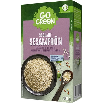 GoGreen 350 g Kuoritut Seesaminsiemenet kalorit ja ravintosisältö