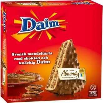 Almondy 400g Daim Mantelikakku kalorit ja ravintosisältö