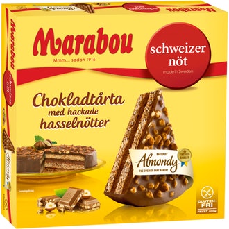 Almondy Marabou mantelikakku schweitzernöt 400g kalorit ja ravintosisältö