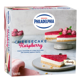 Almondy vadelmajuustokakku 400g pakaste kalorit ja ravintosisältö