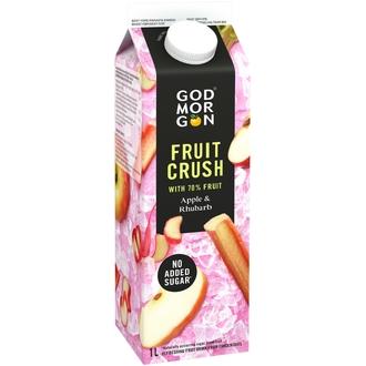 God Morgon Fruit Crush Omena & raparperi mehujuoma 1 L kalorit ja ravintosisältö