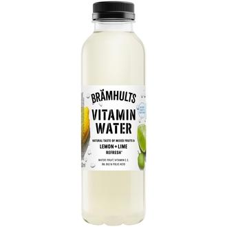 Brämhults Vitamin Water vitaminoitu Rypäle-sitruuna-lime juoma 0,5 L kalorit ja ravintosisältö - 13 kcal