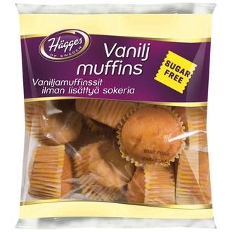 Hägges vaniljamuffinssi sokton 200g kalorit ja ravintosisältö