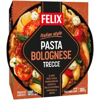 Felix Italian style pasta bolognese trecce pakasteateria 380g kalorit ja ravintosisältö