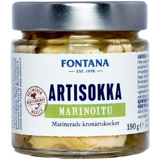 Fontana Artisokka 190g Marinoitu kalorit ja ravintosisältö