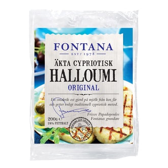 Fontana Halloumi 200g kalorit ja ravintosisältö - 316 kcal