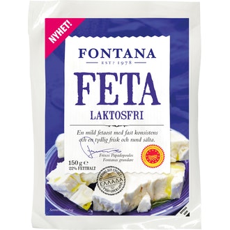 Fontana Feta 150g Laktoositon kalorit ja ravintosisältö
