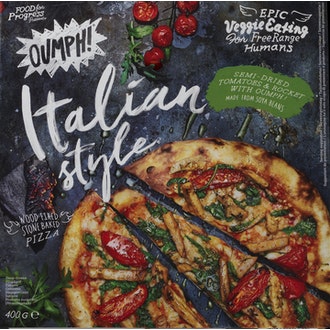 Oumph pizza italian style 400g kalorit ja ravintosisältö