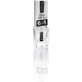 IsaDora 6 ml Wonder Nail Clear Nail Gel 6-in-1 kirkas kynsigeeli