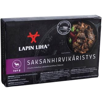 Lapin Liha Saksanhirvikäristys 240g pakaste kalorit ja ravintosisältö - 124 kcal