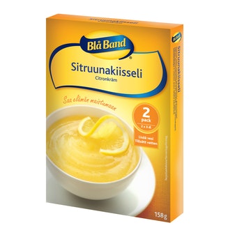Blå Band Sitruunakiisseli 2x79g kalorit ja ravintosisältö - 80 kcal